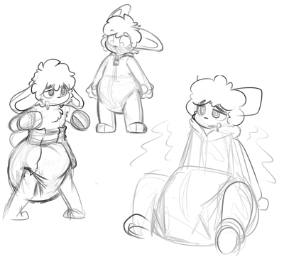 Babs
Keywords: diaper;unfinished art;scrap;drooling;mittens;footed sleeper;visible stink;bunny;ambiguous species